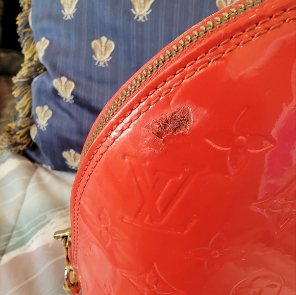 Louis Vuitton Red/Pink Epi Alma Satchel Handbag Satchel GM - Picture 2 of 16